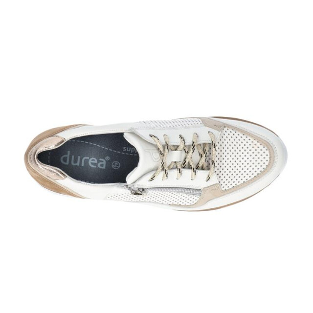 Durea 6262 wijdte H Veterschoenen Wit 6262 wijdte H large