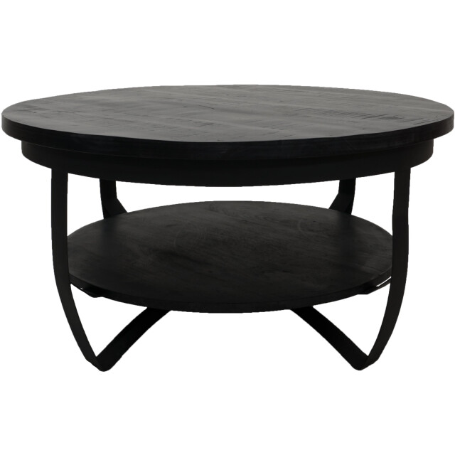 Home67 Salontafel cilamon 90 cm blad onderstel 2648232 large