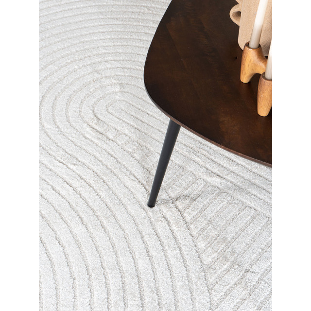 Veer Carpets Vloerkleed ella cream rond ø160 cm 2781436 large