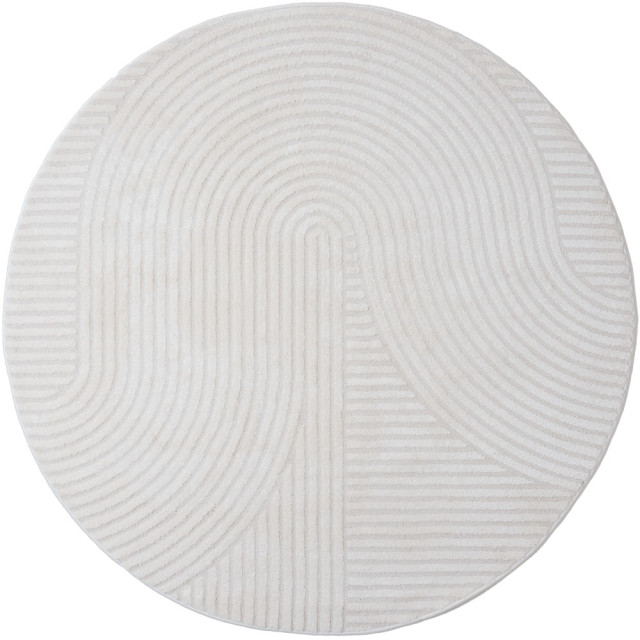 Veer Carpets Vloerkleed ella cream rond ø160 cm 2781436 large