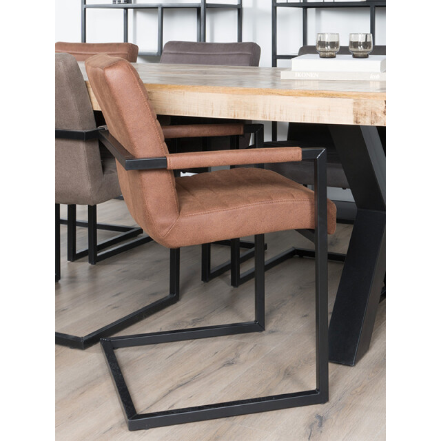 Home67 Eetkamerstoel toronto cognac 2647657 large