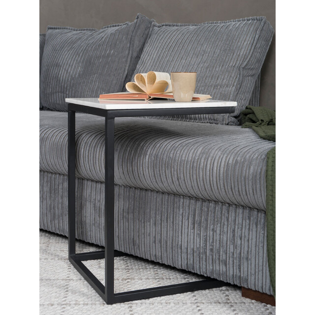 Home67 Laptoptafel mitch marmer wit/zwart 2648340 large