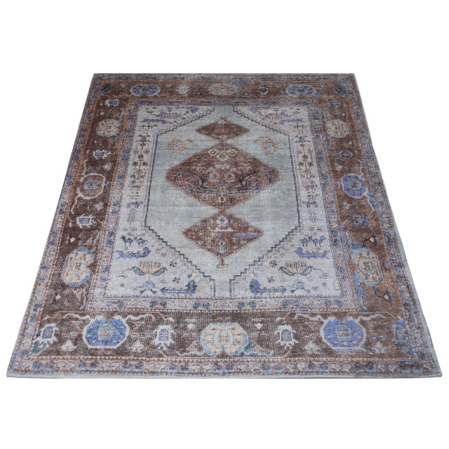 Veer Carpets Vloerkleed karaca purple/brown 07 160 x 230 cm 2648197 large