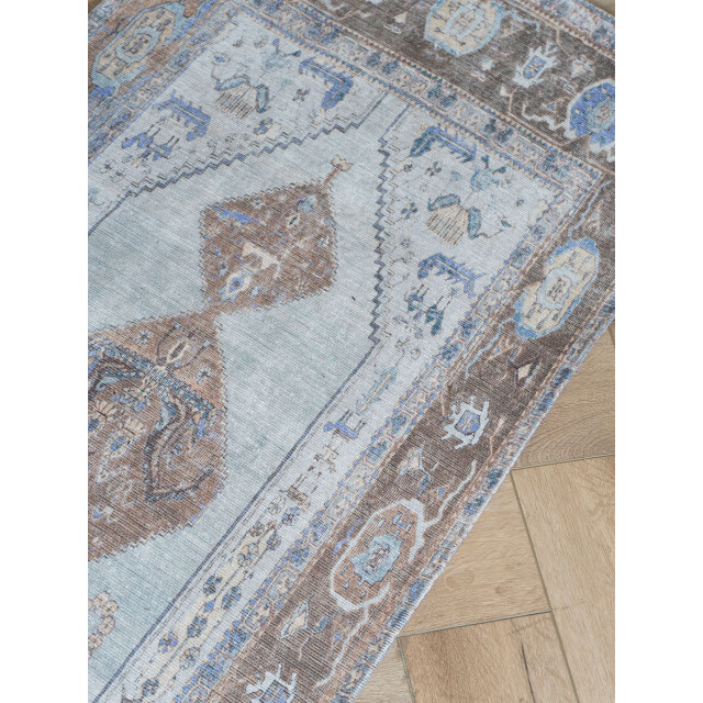 Veer Carpets Vloerkleed karaca purple/brown 07 70 x 140 cm 2648198 large