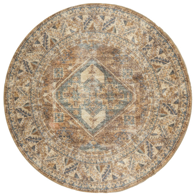 Veer Carpets Vloerkleed laria blue 1 rond ø200 cm 2648043 large