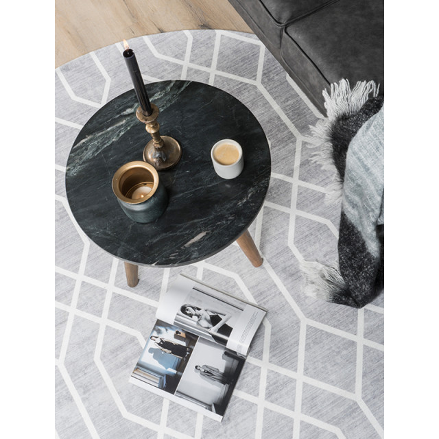 Veer Carpets Vloerkleed pattern rond grijs ø120 cm 2647639 large