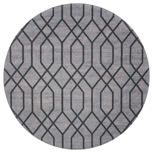 Veer Carpets Vloerkleed pattern rond groen ø200 cm 2648179 large