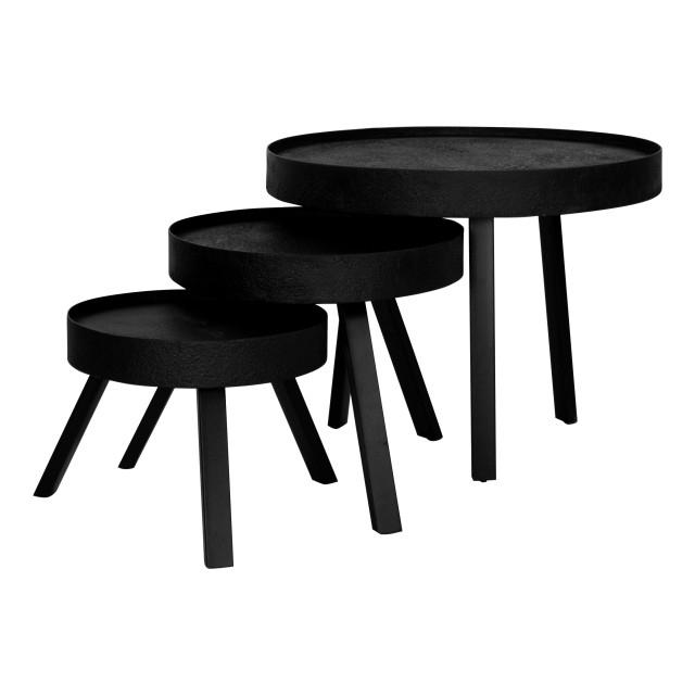 Kick Collection Kick salontafel job set van 3 rond - 2396716 large