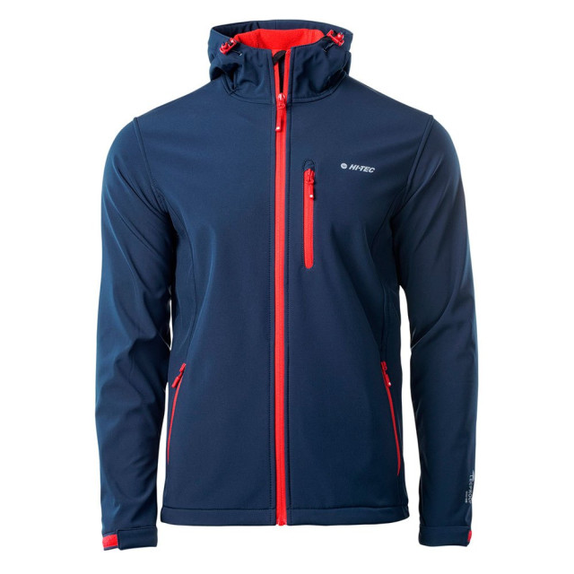 Hi-Tec Heren caen soft shell jas UTIG2480_navyorangered large