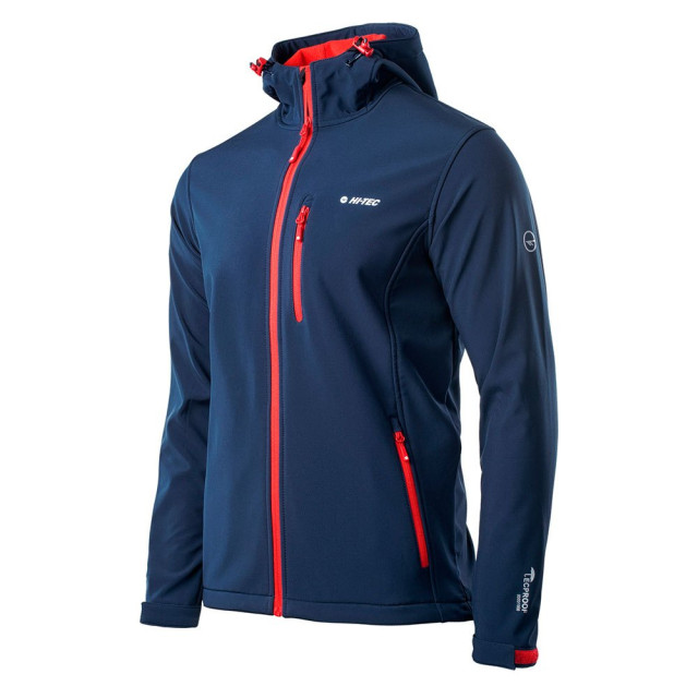 Hi-Tec Heren caen soft shell jas UTIG2480_navyorangered large