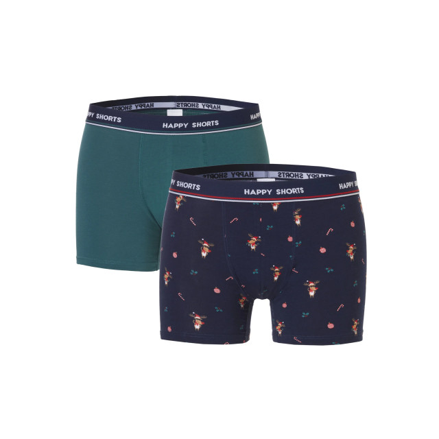 Happy Shorts Kerst boxershorts 2-pack heren cool rudolph HS-J-930 large