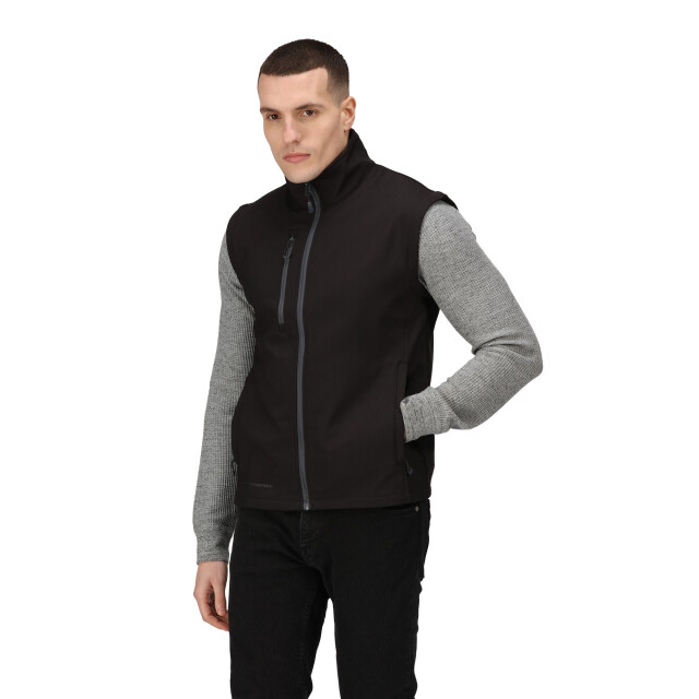 Regatta Heren eerlijk gemaakte gerecyclede softshell bodywarmer UTRG5133_black large