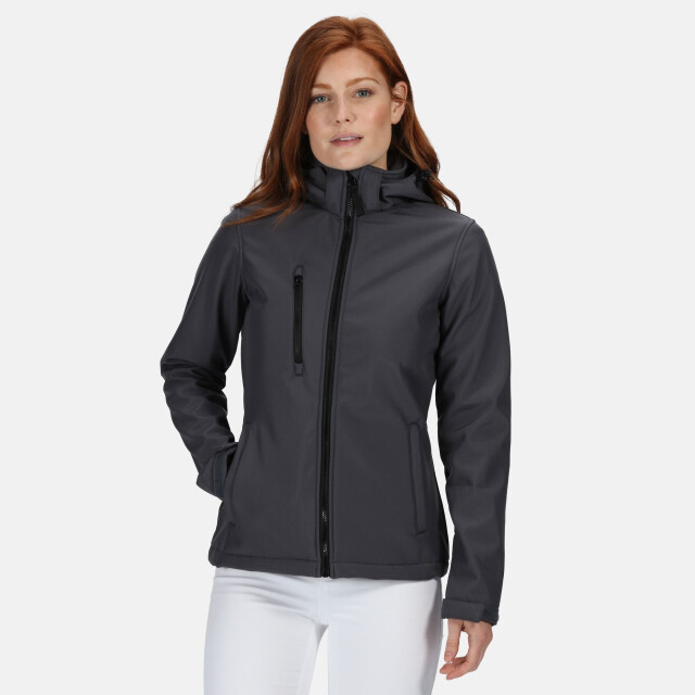 Regatta Dames 3 layer membrane soft shell jas UTRG5518_navy large