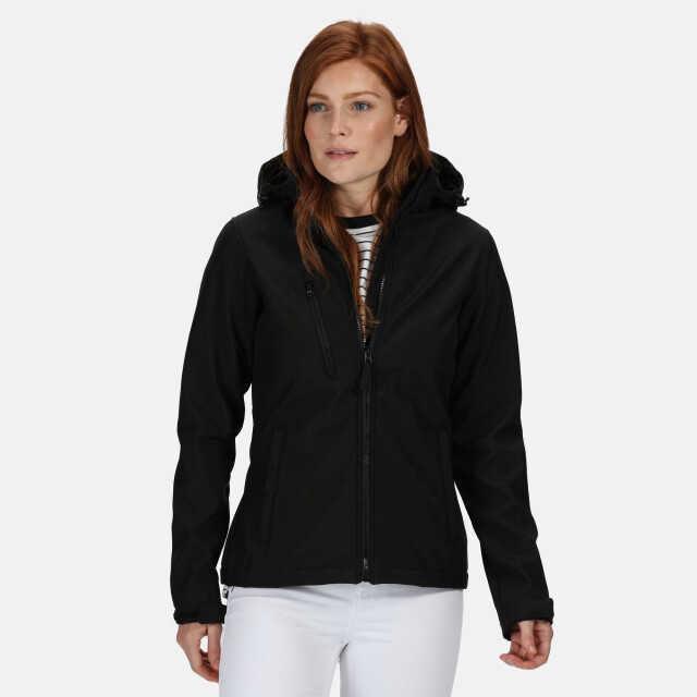 Regatta Dames venturer 3-lagige membraan soft shell jacket UTRG5518_black large