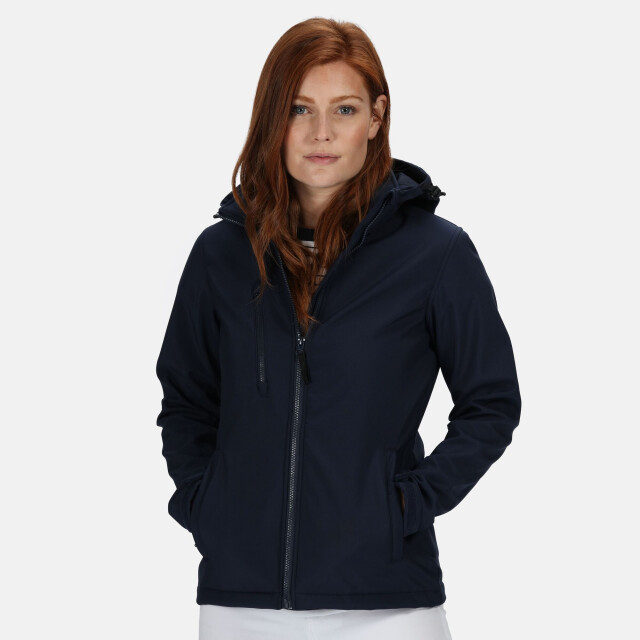 Regatta Dames 3 layer membrane soft shell jas UTRG5518_navyfrenchblue large
