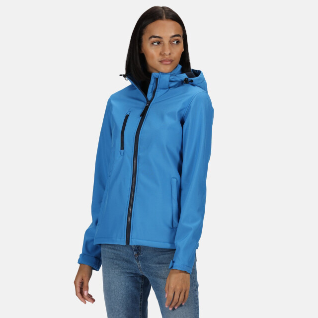 Regatta Dames 3 layer membrane soft shell jas UTRG5518_frenchbluenavy large