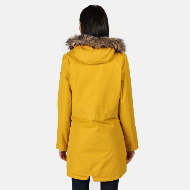 Regatta Dames serleena ii bont geïsoleerde winter parka UTRG5742_mustardseed large