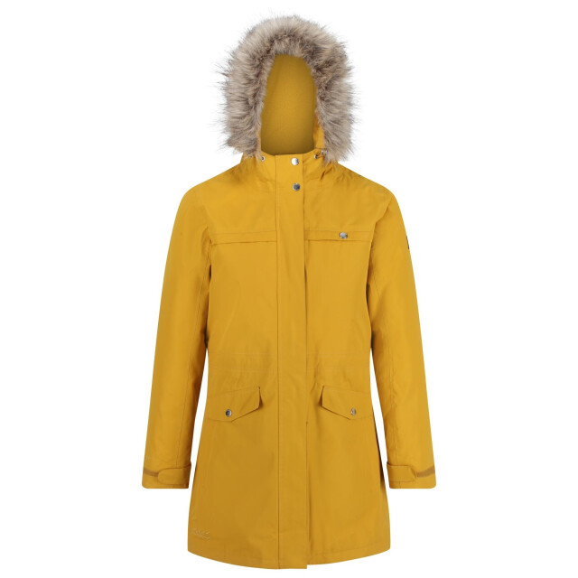 Regatta Dames serleena ii bont geïsoleerde winter parka UTRG5742_mustardseed large