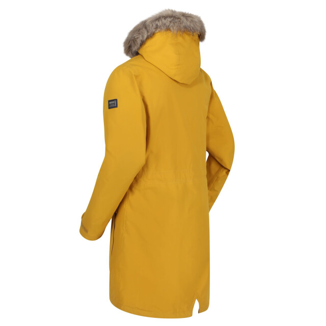 Regatta Dames serleena ii bont geïsoleerde winter parka UTRG5742_mustardseed large