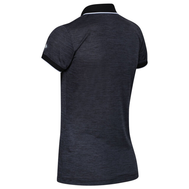 Regatta Dames remex ii polo hals t-shirt UTRG4477_black large