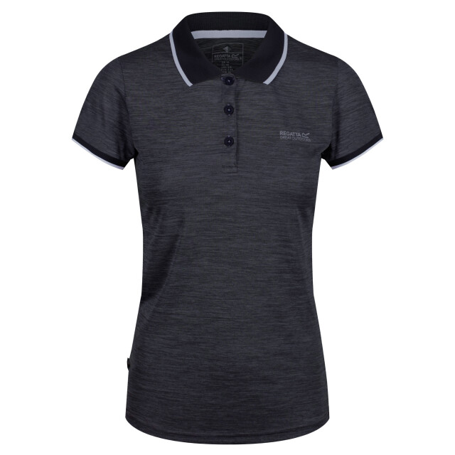 Regatta Dames remex ii polo hals t-shirt UTRG4477_black large
