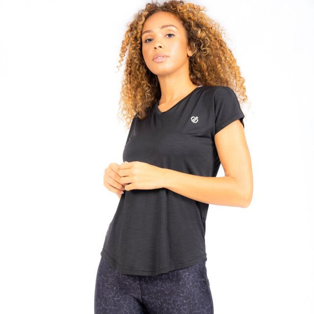 Dare2b Dames vigilant actief t-shirt UTRG4045_black large