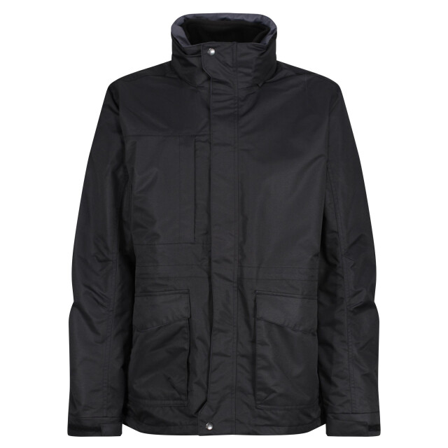 Regatta Heren benson iii hooded jacket UTRG3742_trafficblack large