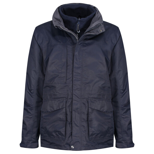 Regatta Heren benson iii hooded jacket UTRG3742_greyblue large
