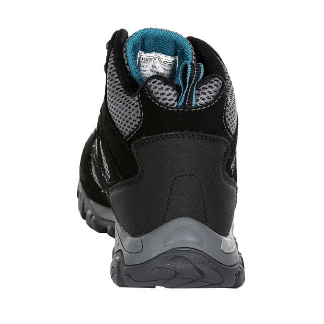 Regatta Dames holcombe iep mid hiking boots UTRG3705_blackdeeplake large