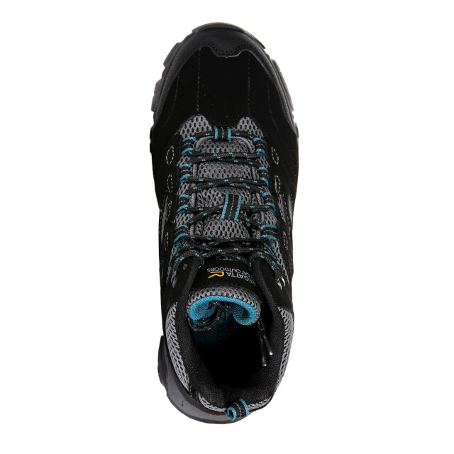 Regatta Dames holcombe iep mid hiking boots UTRG3705_blackdeeplake large