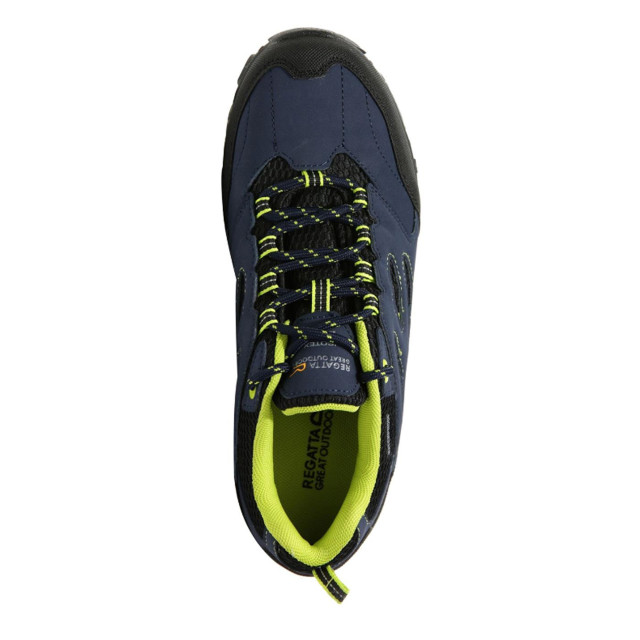 Regatta Kinderen/kinderen holcombe lage junior wandelschoenen UTRG3621_navyblazelimepunch large