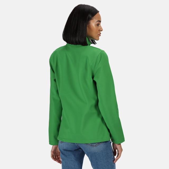 Regatta Dames ablaze printable softshell jas UTRG3561_extremegreenblack large