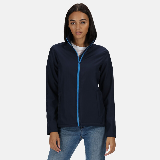 Regatta Dames a printable softshell jas UTRG3561_navybluefrenchblue large