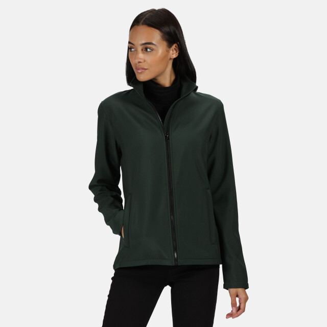 Regatta Dames ablaze printable softshell jas UTRG3561_darkspruceblack large