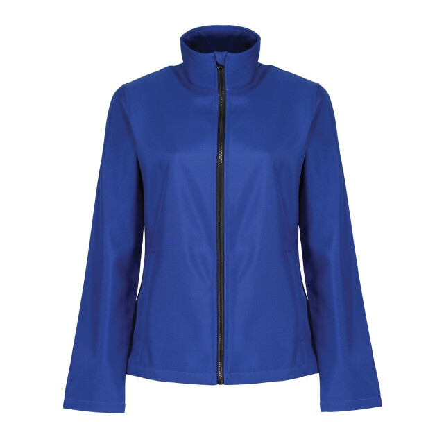 Regatta Dames a printable softshell jas UTRG3561_royalblueblack large