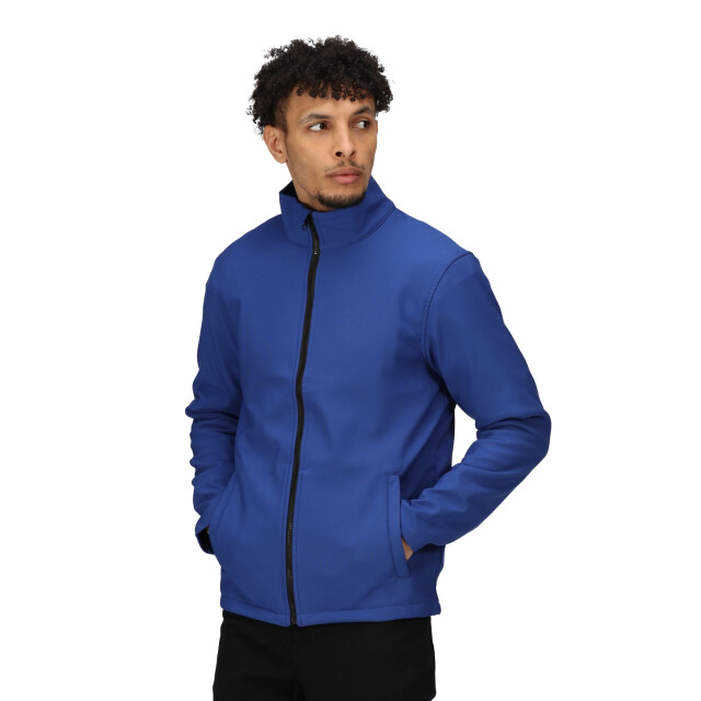 Regatta Heren a printable softshell jas UTRG3560_royalblueblack large