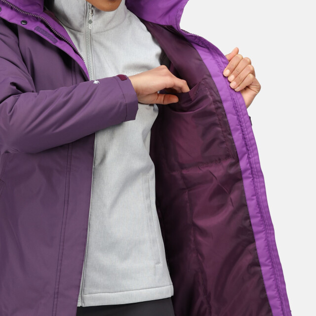 Regatta Dames blanchet ii jas UTRG3109_darkauberginepurplesapphire large