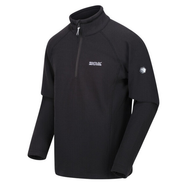 Regatta Geweldige outdoors heren kenger half zip honeycomb fleece UTRG2836_ash large
