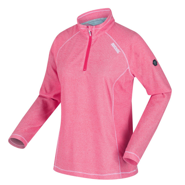 Regatta Geweldige outdoor dames montes half zip fleece top UTRG1953_etherealblue large