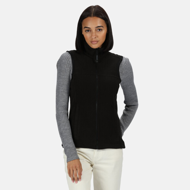 Regatta Dames haber ii 250 series anti-pluis fleece bodywarmer UTRG1616_black large