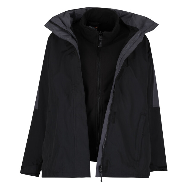 Regatta Regatta dames defender iii 3-in-1 jas (waterdicht & winddicht) UTRG1598_blacksealgrey large