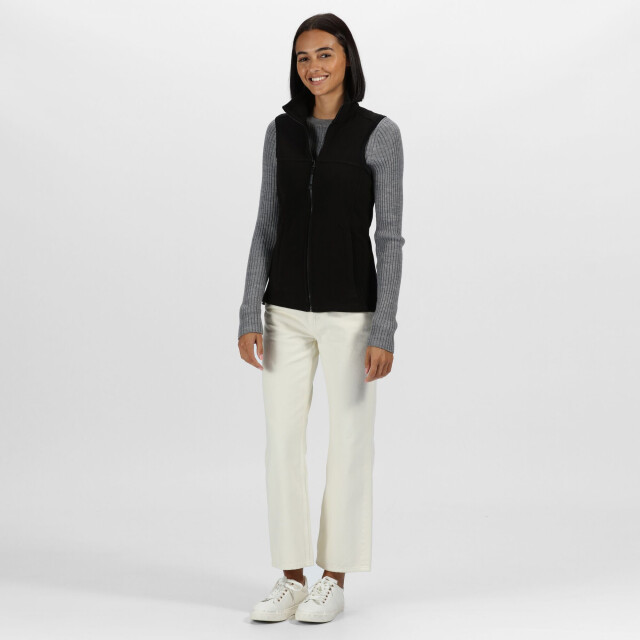Regatta Dames haber ii 250 series anti-pluis fleece bodywarmer UTRG1616_black large