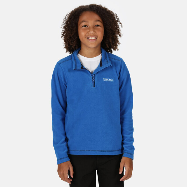 Regatta Geweldige outdoors kinder hot shot ii half zip fleece hoodie UTRG1422_oxfordbluenavy large