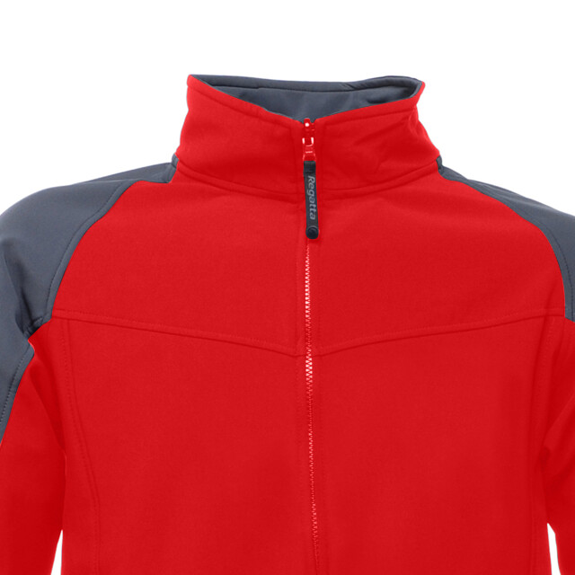 Regatta Heren uproar softshell windbestendige fleece vest UTRG1480_classicredsealgrey large