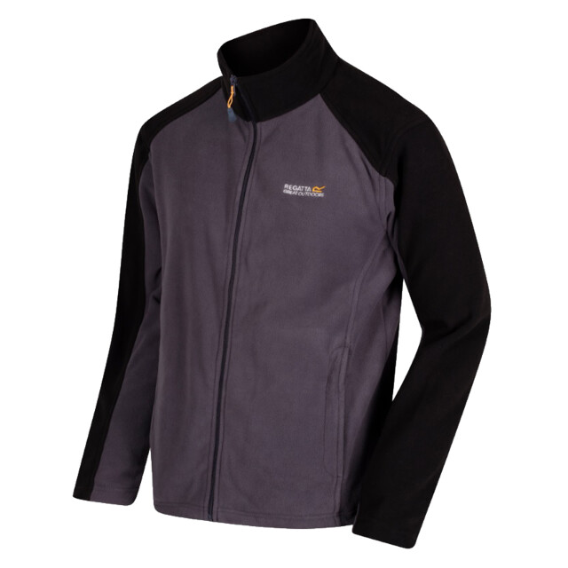Regatta Great outdoors heren hedman ii tweekleurige fleece vest UTRG1398_ironblack large