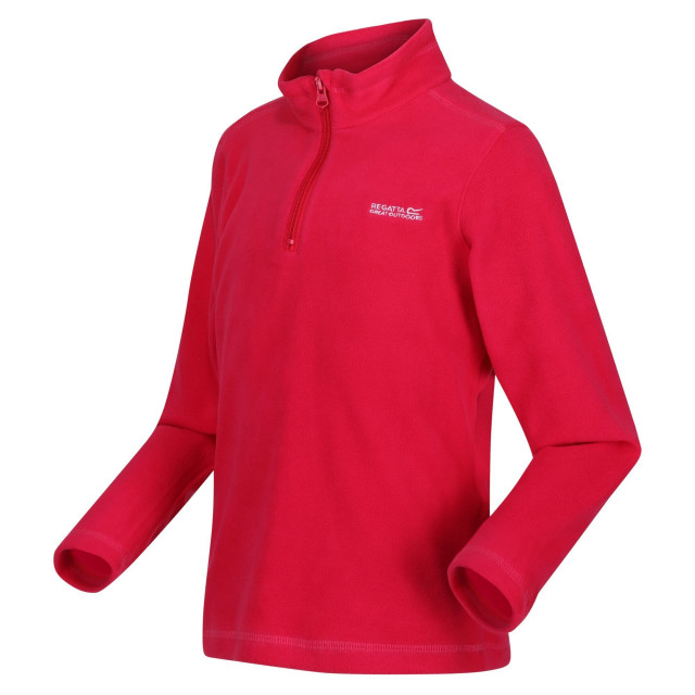 Regatta Geweldige outdoors kinder hot shot ii half zip fleece hoodie UTRG1422_pinkpotion large