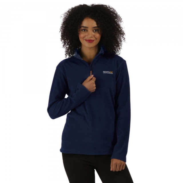 Regatta Geweldige outdoors dames sweetheart 1/4 zip fleece sweater UTRG1248_navy large