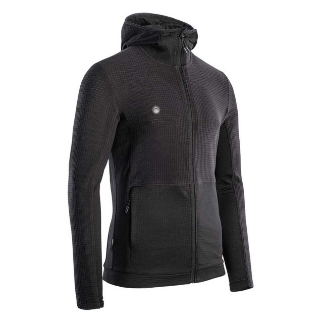 Elbrus Heren bessan polartec full zip hoodie UTIG1365_blackphantom large