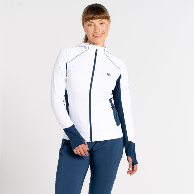 Dare2b Dames convey ii hooded core stretch midlayer UTRG8681_whitemoonlightdenim large