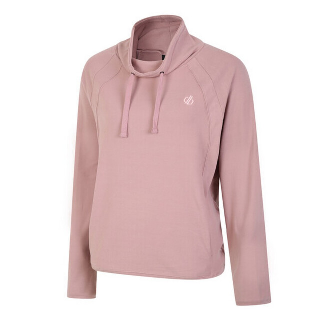 Dare2b Dames fleur east glide sweatshirt met hoge hals UTRG8680_duskyrose large